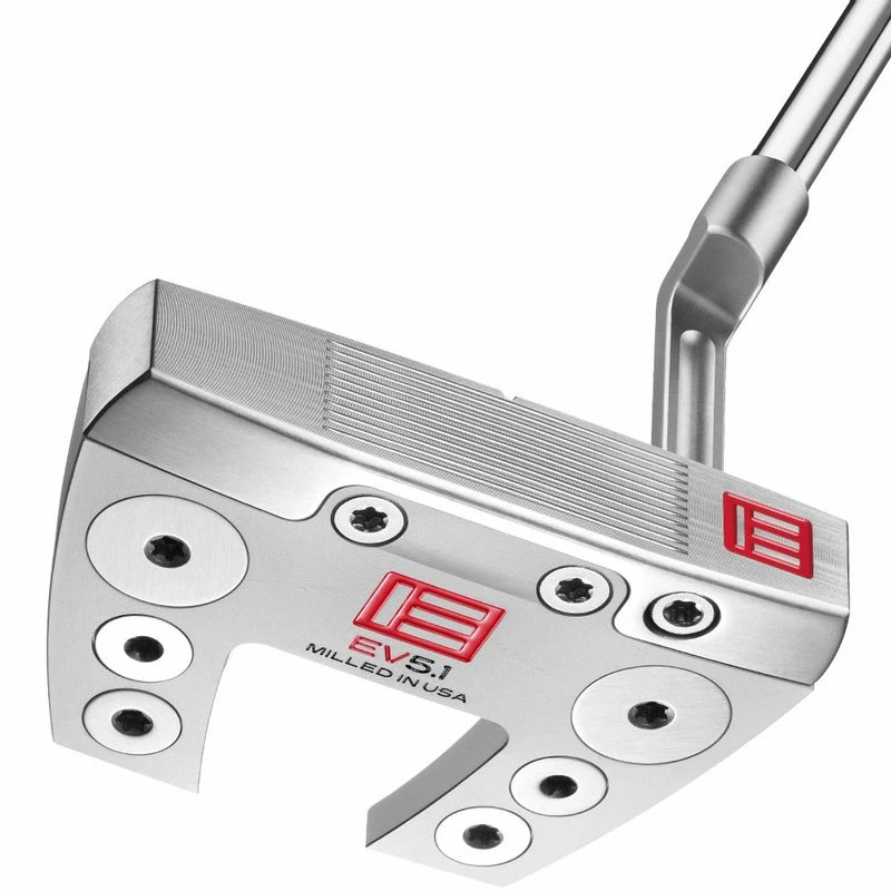 Evnroll EV5.1 Short Plumber Putter - Silver Satin 1 Evnroll EV5.1 Short Plumber Putter - Silver Satin