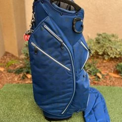 Www.chipnputt.com Lynx Ouul Prowler Superlight 15 Way Golf Cart Bag, With Rainhood, Blue- NEW!