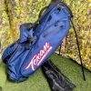 Www.chipnputt.com TaylorMade FlexTech Lite Texan 4 Way Stand Golf Bag (Blue), With R/C- Excellent!