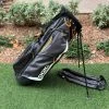Www.chipnputt.com Ogio Fuse 4-Way Golf Stand Bag, Black/Gray/Orange. With Rain Hood-Excellent!