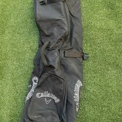 Www.chipnputt.com CALLAWAY GOLF CLUBHOUSE TRAVEL COVER, WITH WHEELS, BLACK, GOOD CONDITION!
