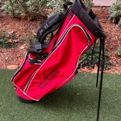 Www.chipnputt.com Ping 4 Series Golf Stand Bag, Embroidered Ronald McDonald, Red, No R/H-Like New!