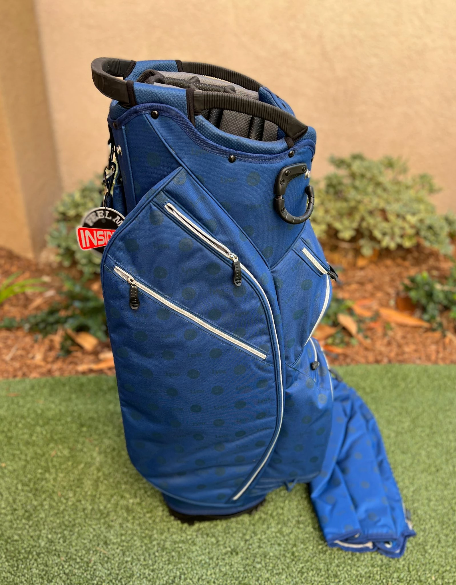 Www.chipnputt.com Lynx Ouul Prowler Superlight 15 Way Golf Cart Bag, With Rainhood, Blue- NEW! 2 Www.chipnputt.com Lynx Ouul Prowler Superlight 15 Way Golf Cart Bag, With Rainhood, Blue- NEW! - Image 2