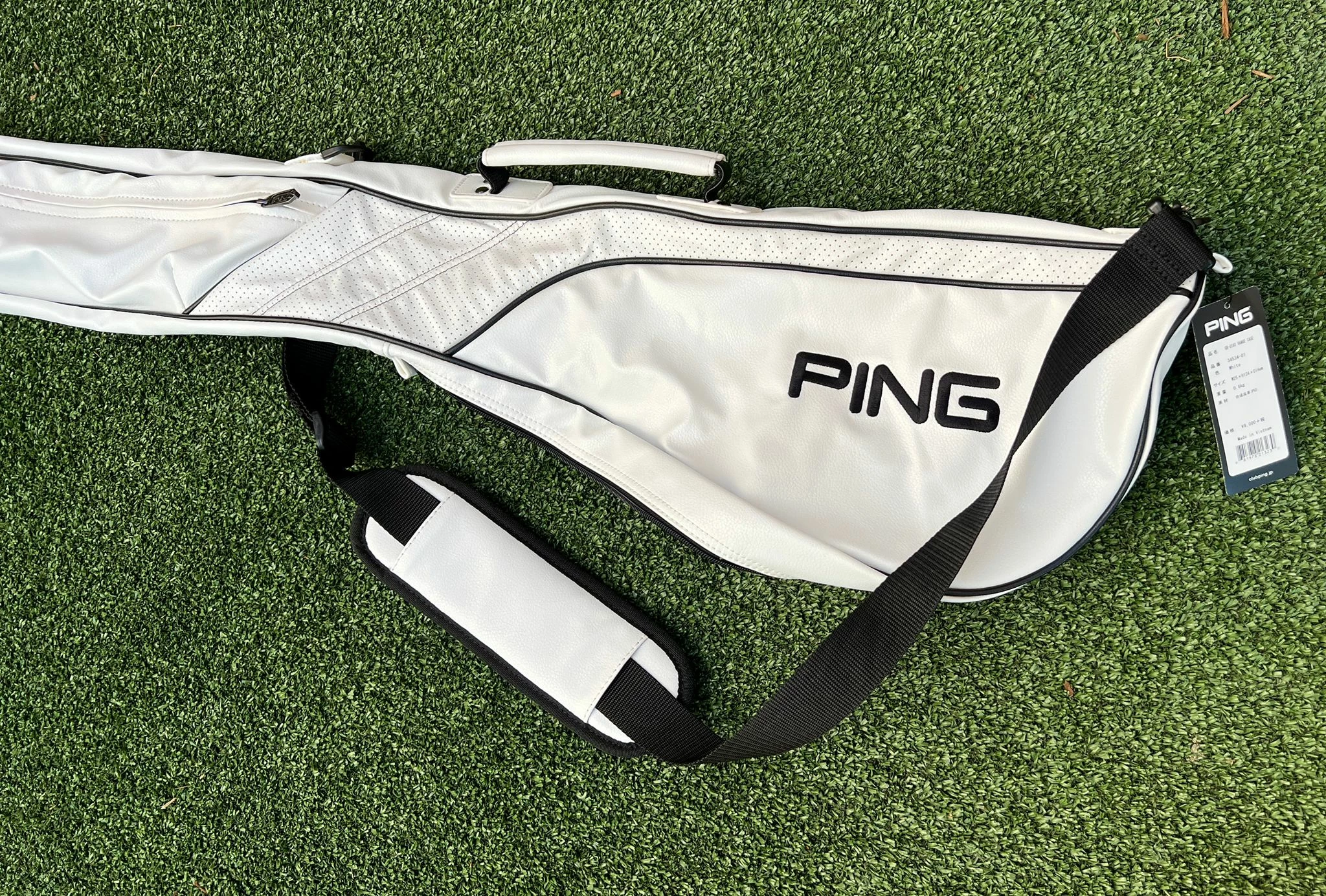 Www.chipnputt.com Ping Golf Club GB-U192 Range Case Bag 5-6 Clubs 47inch White - BRAND NEW! 4 Www.chipnputt.com Ping Golf Club GB-U192 Range Case Bag 5-6 Clubs 47inch White - BRAND NEW! - Image 4