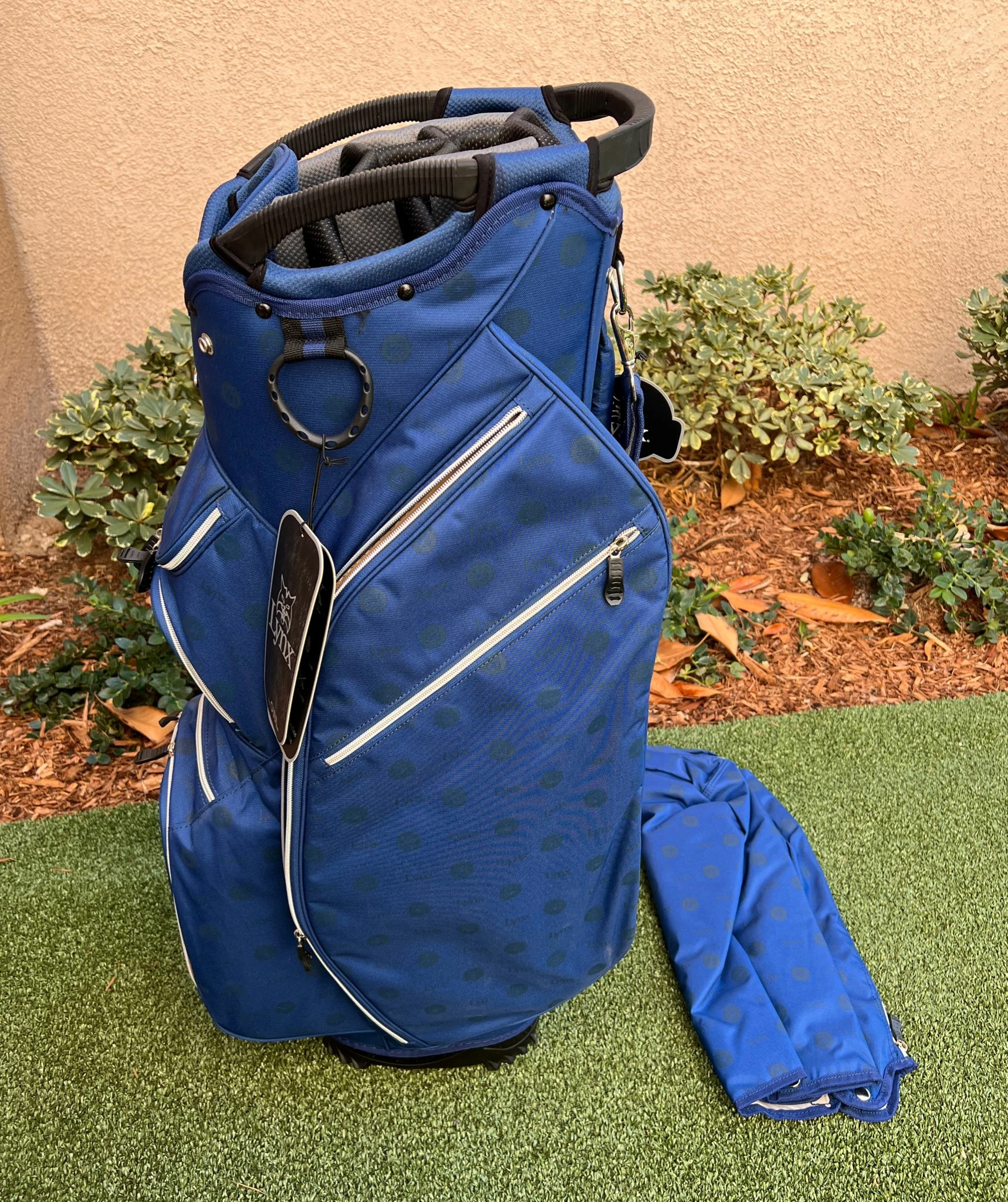 Www.chipnputt.com Lynx Ouul Prowler Superlight 15 Way Golf Cart Bag, With Rainhood, Blue- NEW! 7 Www.chipnputt.com Lynx Ouul Prowler Superlight 15 Way Golf Cart Bag, With Rainhood, Blue- NEW! - Image 7