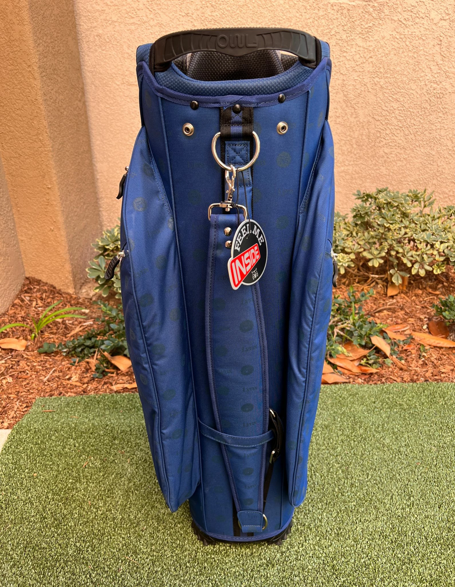 Www.chipnputt.com Lynx Ouul Prowler Superlight 15 Way Golf Cart Bag, With Rainhood, Blue- NEW! 4 Www.chipnputt.com Lynx Ouul Prowler Superlight 15 Way Golf Cart Bag, With Rainhood, Blue- NEW! - Image 4