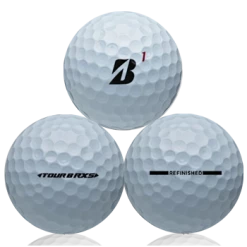 Refinished Golf Balls Bridgestone Tour B RXS Refinished (Straight Line)