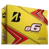 New Golf Balls Bridgestone E6 B Yellow Mix (New In Box)