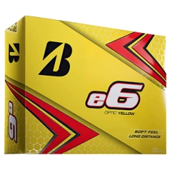 New Golf Balls Bridgestone E6 B Yellow Mix (New In Box)