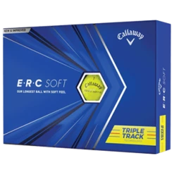 New Golf Balls Callaway ERC Soft Triple Track Yellow 2021 (New In Box)