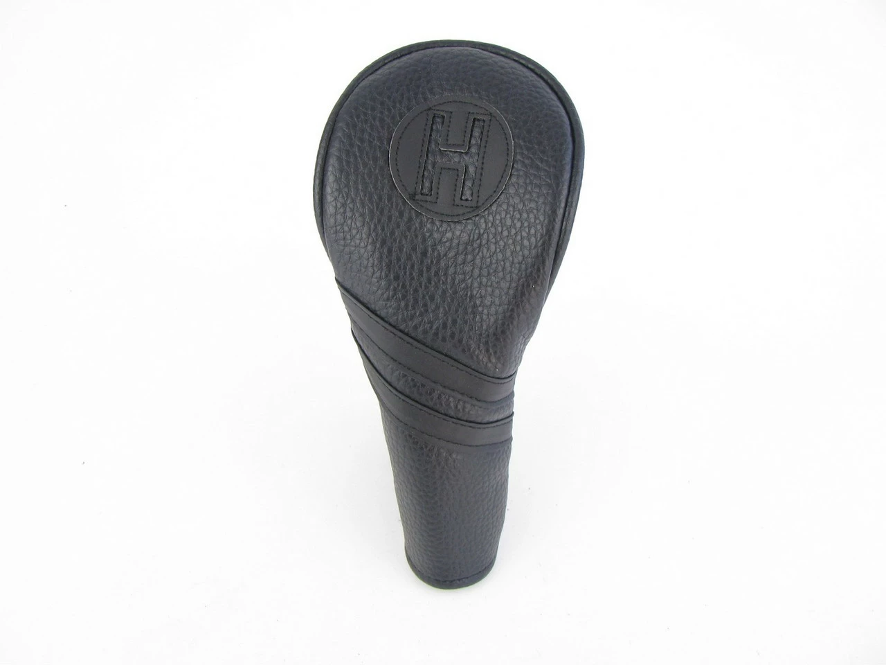 Unbranded Generic Golf Leather Hybrid Headcover BLACK 1 Unbranded Generic Golf Leather Hybrid Headcover BLACK