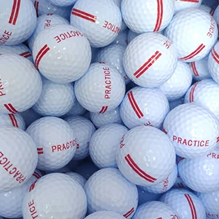 Range Golf Balls Bulk NEW Red Stripe Practice Range Balls 1 Range Golf Balls Bulk NEW Red Stripe Practice Range Balls