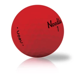 Noodle Golf Balls Noodle Neon Matte Red