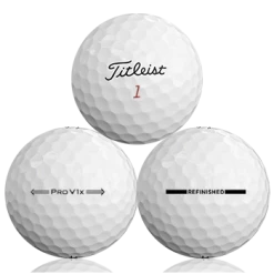 Refinished Golf Balls Titleist Pro V1X 2021 Refinished (Straight Line)