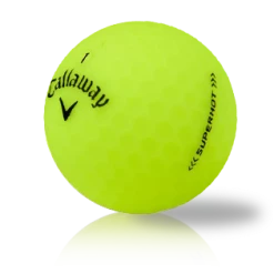 Callaway Golf Balls Callaway Superhot Bold Matte Yellow